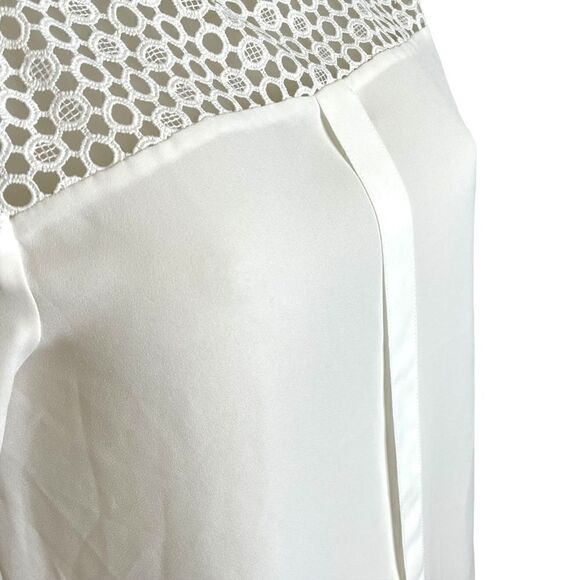 𝅺white Blouse With Lace 🌻 - Picture 4 of 6